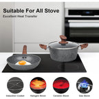 Granite Pots/ Pans/  Nonstick, /11 Pc.Set