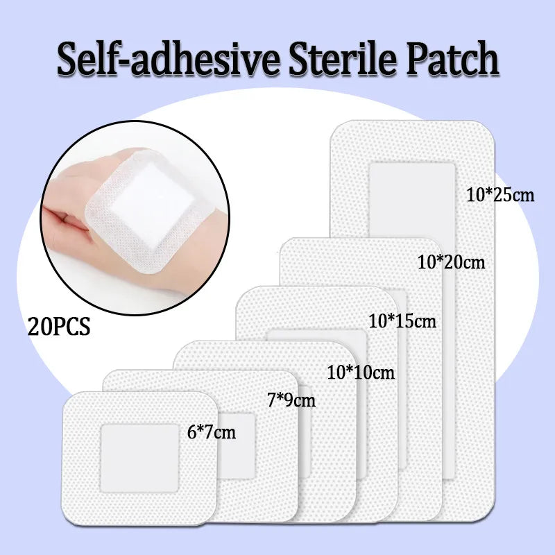 20PCS Sterilized Wound Dressing, Waterproof