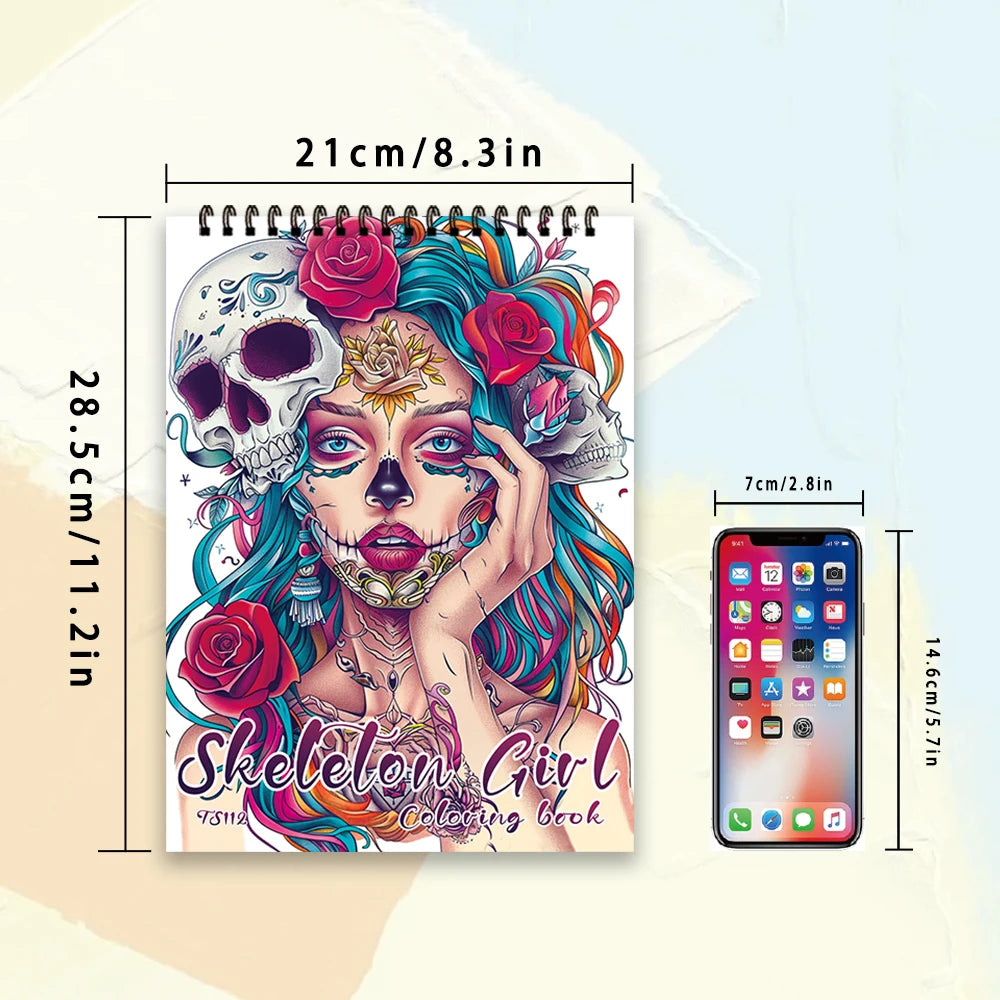 Adult Spiral Coloring Book
