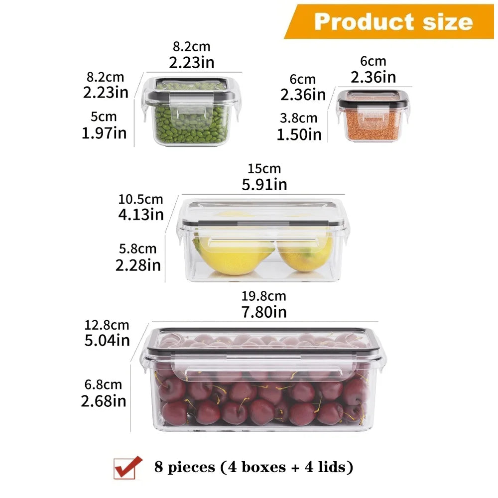 8-PC Food Containers
