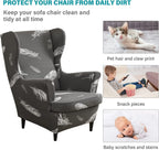 Chair Cover Wingback Stretch Spandex Armchair