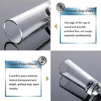12  Clear Heavy Shot Glasses, 2 oz