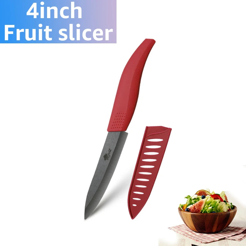 Black Ceramic Chef Knives Cooking Set