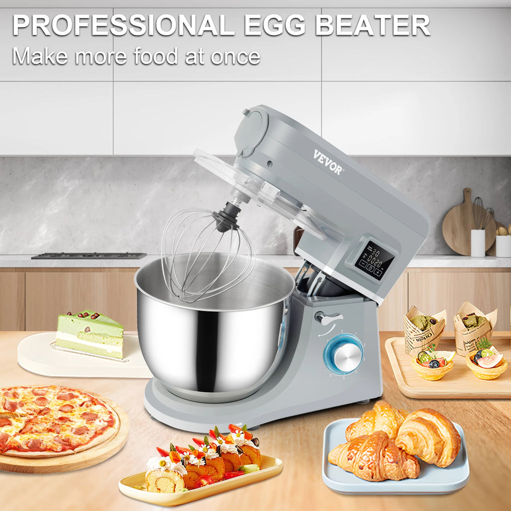 Multifunctional Electric Mixer with 6 Speeds