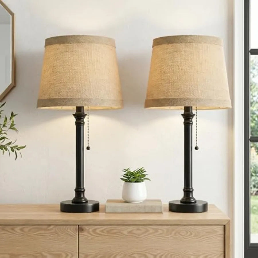 19.5"  Lamps(2)  Pull Chain Switch