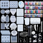 16 Epoxy Casting Molds Set