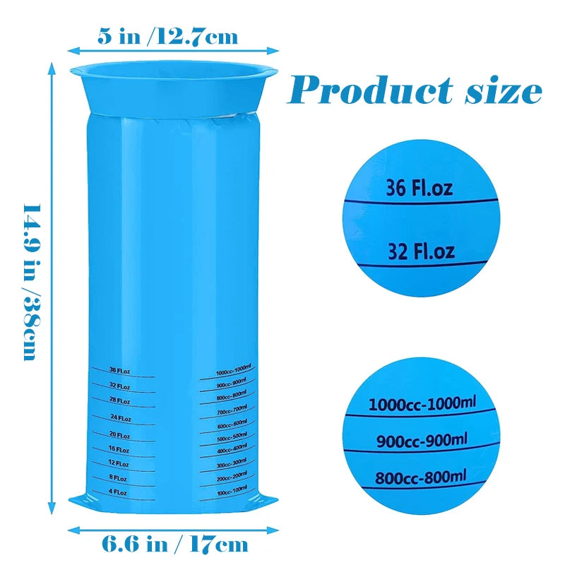 Portable Disposable Sickness Plastic Bag