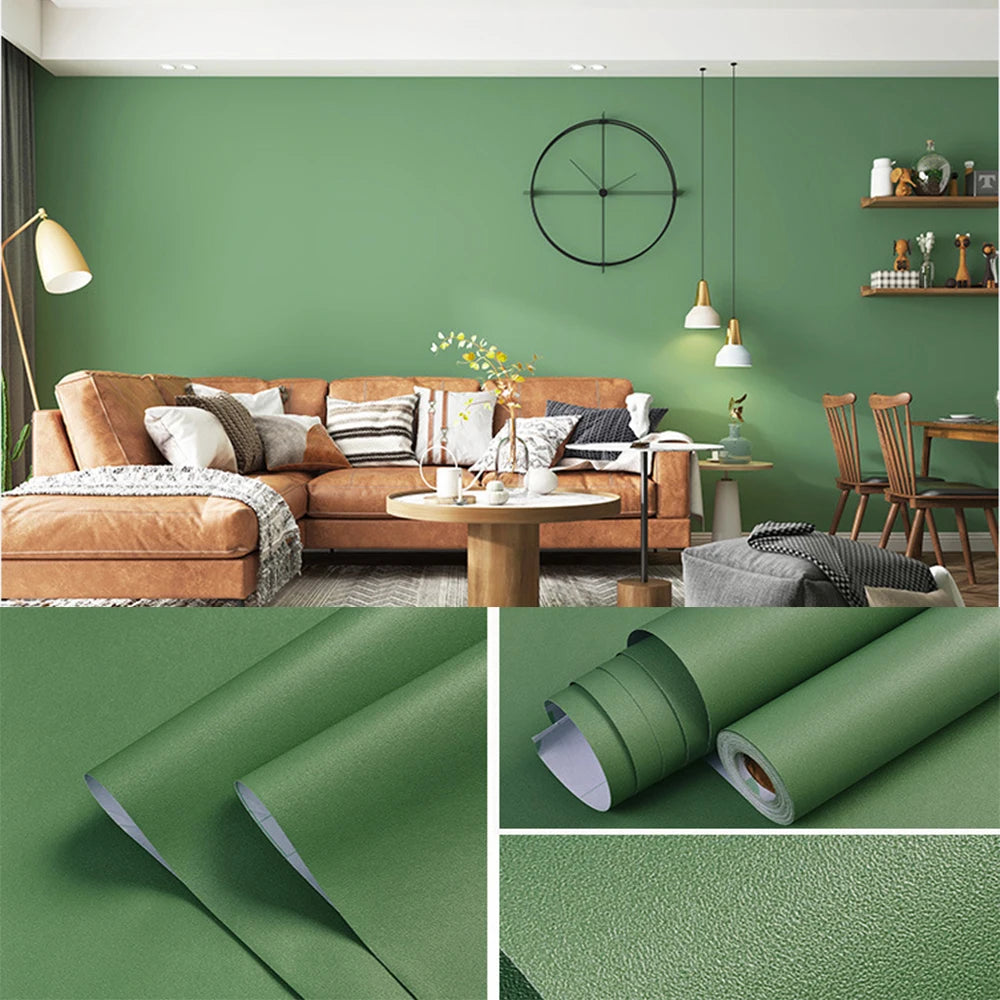 Solid Color Self-adhesive Waterproof Wallpaper