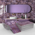 16/32/64 pcs marble ceramic tile, self-adhesive wall decoration