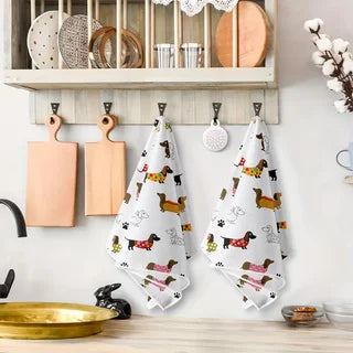2-Pack of Dachshund Dish Towels
