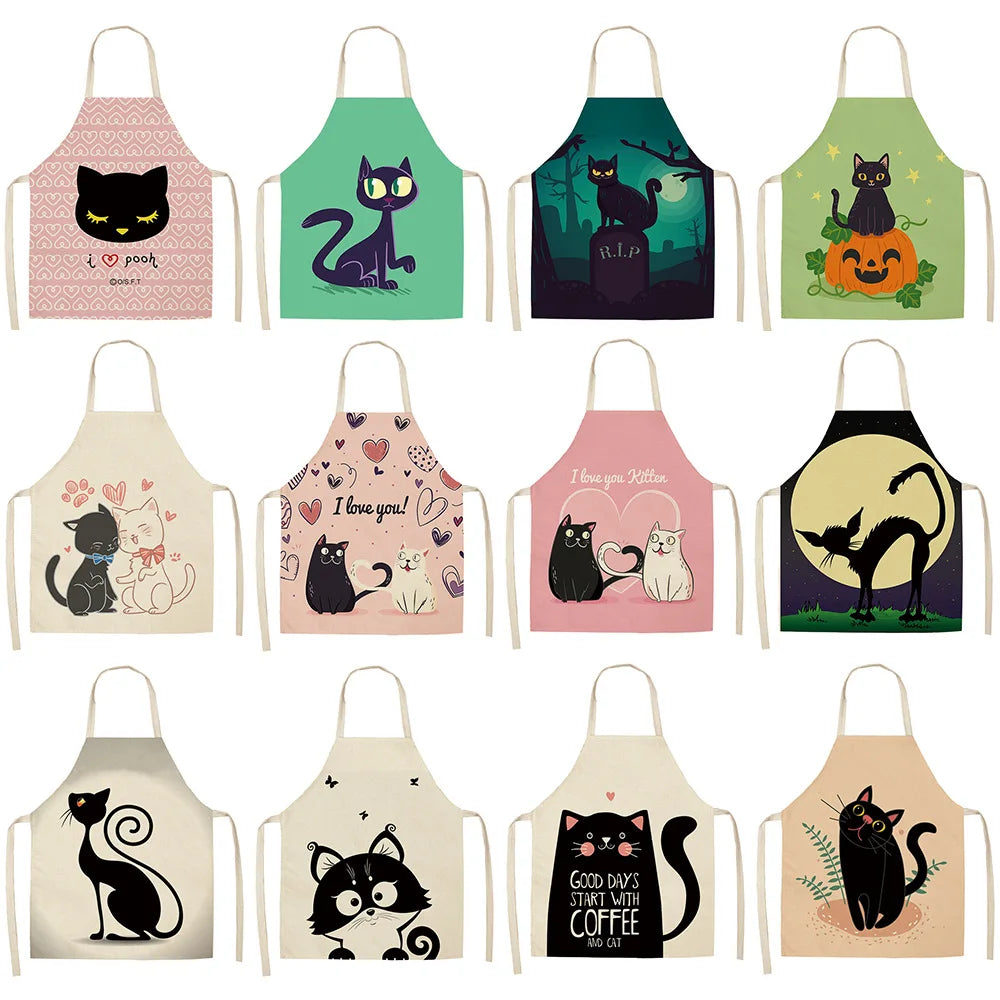Cartoon Cat Apron