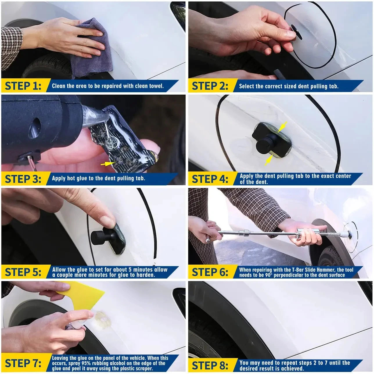 Auto Paintless Body Dent Removal Kits