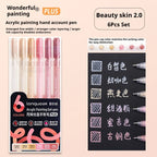 6/24/36/54/72/90 Colors Acrylic Painting Pens
