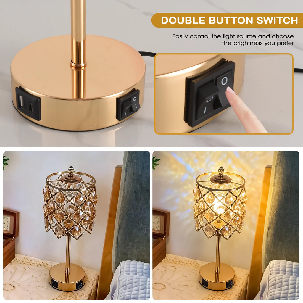 Crystal Table Lamp