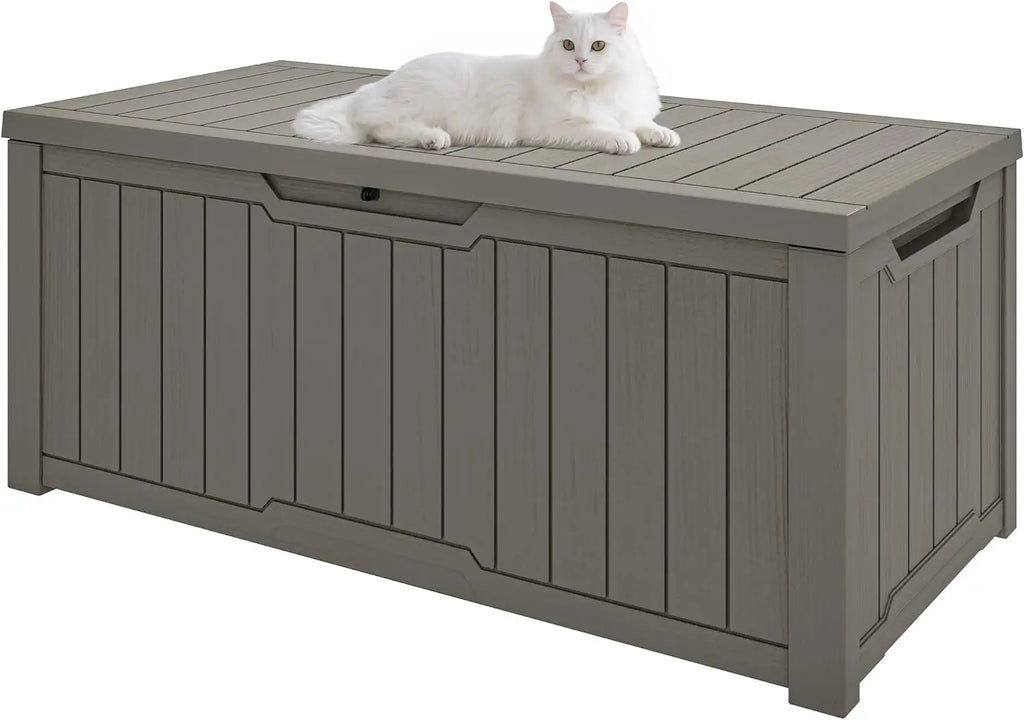 120-Gallon Deck Box, Lockable Lid