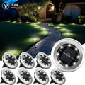 8 Solar Disk Light Outdoor Underground