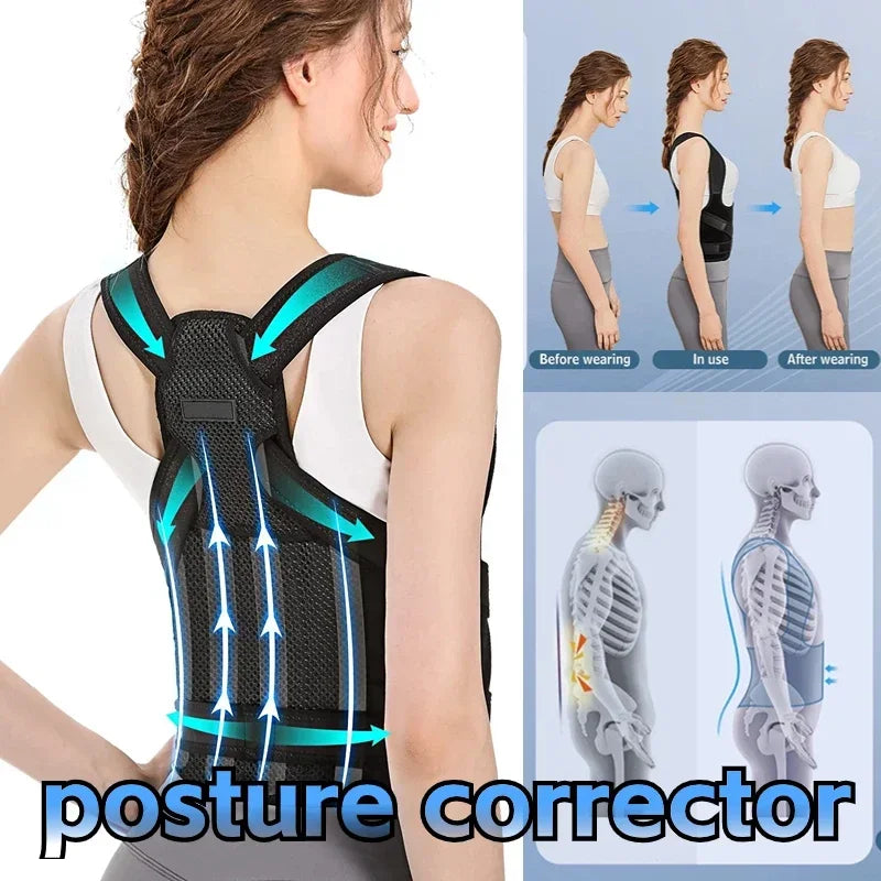 Posture Corrector, Adjustable Spinal Brace