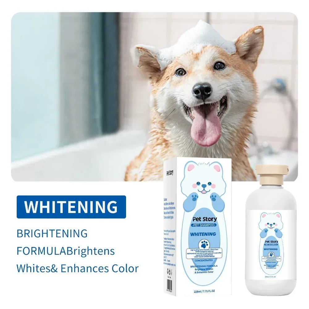 Premium Whitening Pet Grooming Shampoo