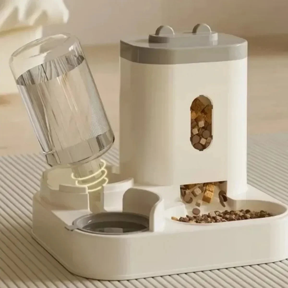 Automatic Food Bowl With Water Fountain