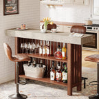 2-Tier Kitchen Island Mini Bar