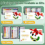Acrylic Paint Set 12/18/24 Colors