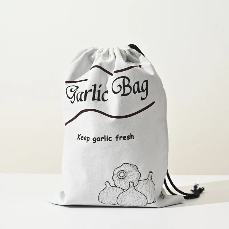 Reusable Onion/ Potatoes /Storage Bag / Drawstring