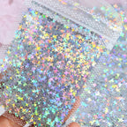 Holographic Stars Glitter For Epoxy Resin