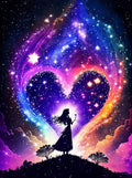 Diamond Painting Fantasy Moon Tree