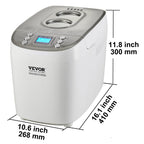 2/3 LB Bread Maker 15-in-1 Dough Machine