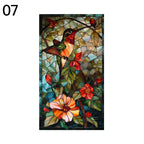 Retro Painted Printed Stained Glass Film