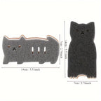 4-piece Cute Cat Sponge Set