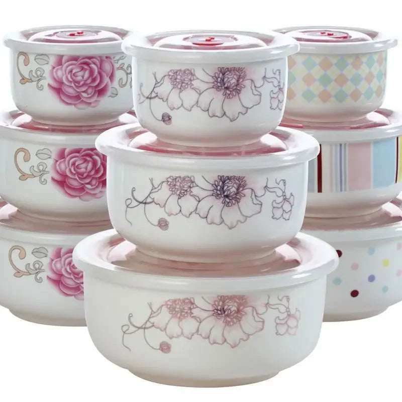 Ceramic Bowl/ Lid Set