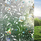 Tulip Frosted Window Privacy Film, Static Cling