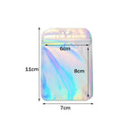 50pcs Holographic Zipper Small Food Storage