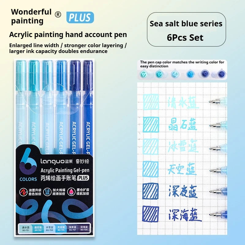 6/24/36/54/72/90 Colors Acrylic Painting Pens