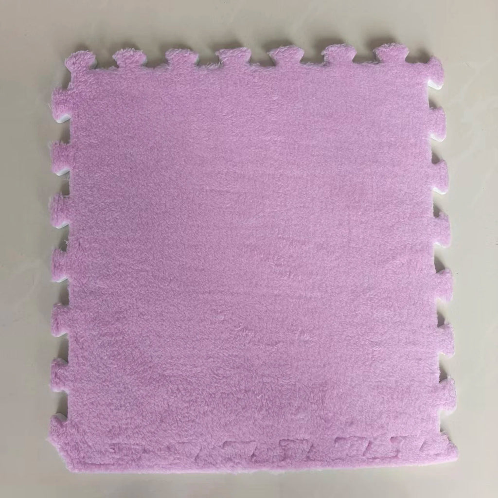 10Pcs Plush Puzzle Mat , 30x30x1CM