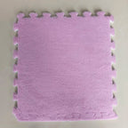10Pcs Plush Puzzle Mat , 30x30x1CM