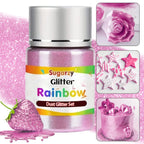 Rainbow Glitter Cake Decorating Supplies