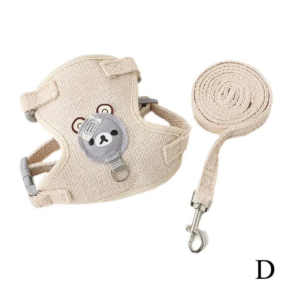 Small Pet Vest , Leash
