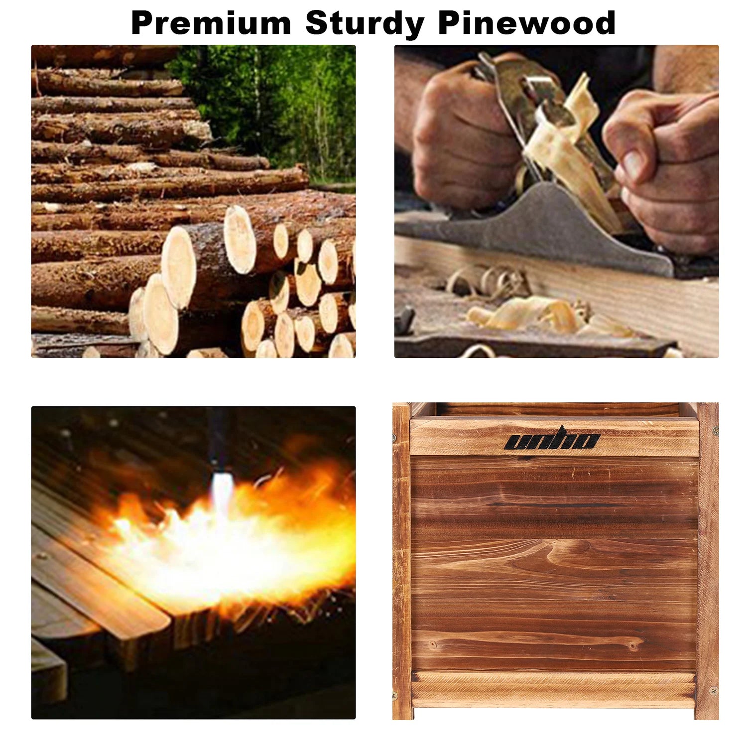 Wooden Raised Bed Planter