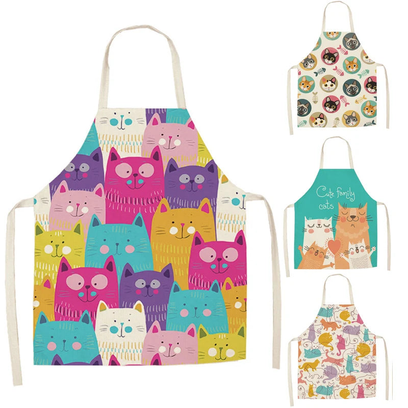 Cartoon Animal Pattern Apron
