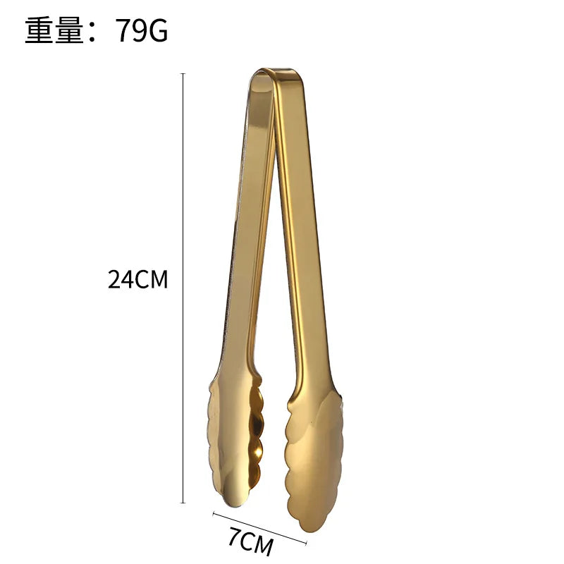 Gold BBQ Tongs