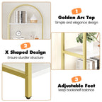 5 Tier Wooden Bookcase