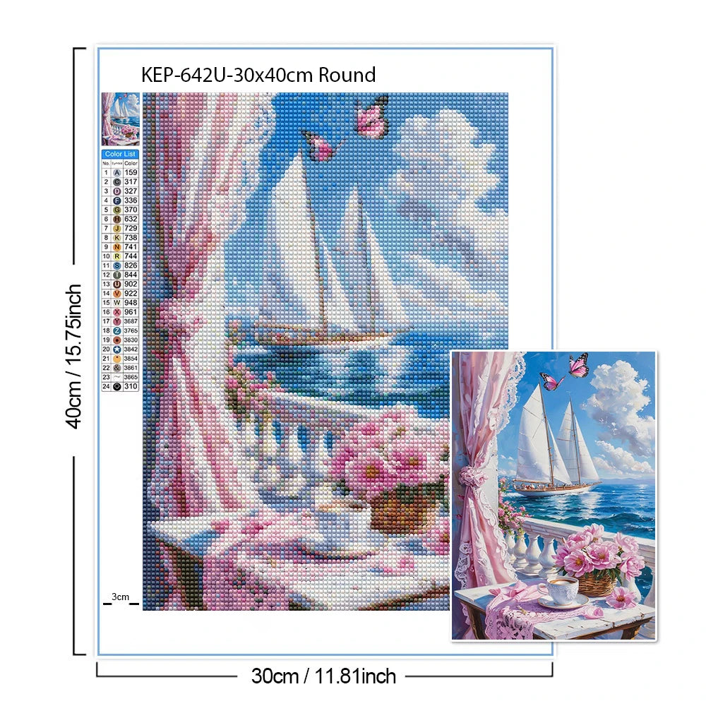 European Diamond Painting Kit Natural Landscape