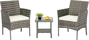 Patio /5 Pc Outdoor Wicker Set