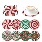 8pcs Diamond Coasters/ Holder Kits