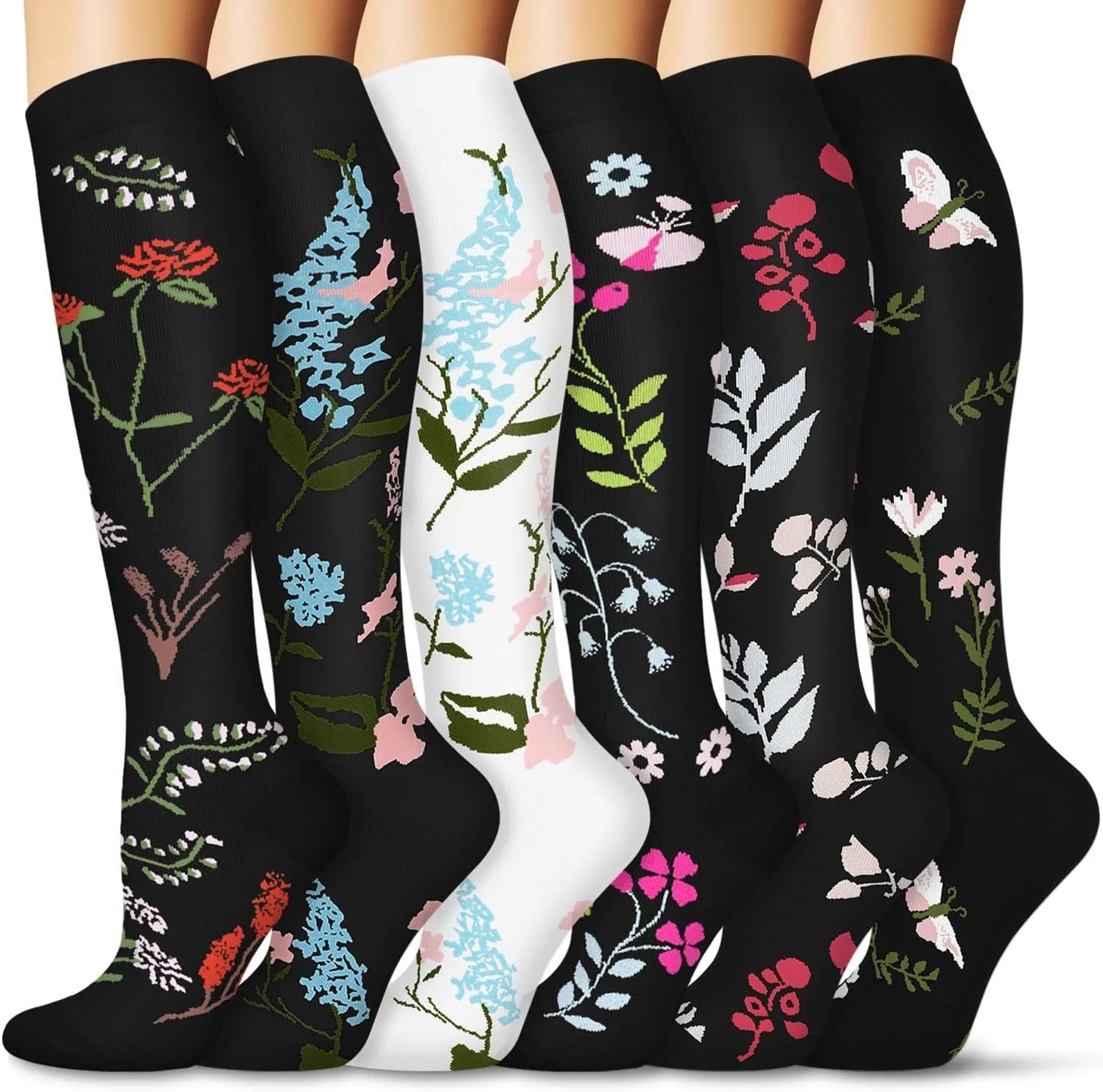 6 pairs of Compression Socks
