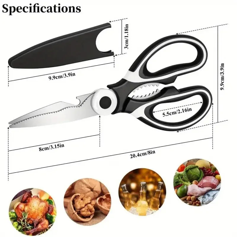 1-Piece Kitchen Scissors, Cutting Veggies/Meats