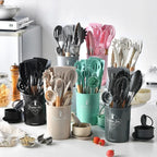 12 Pieces Silicone Utensils Cooking Sets