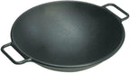 14 Inch Seasoned Cast Iron Wok